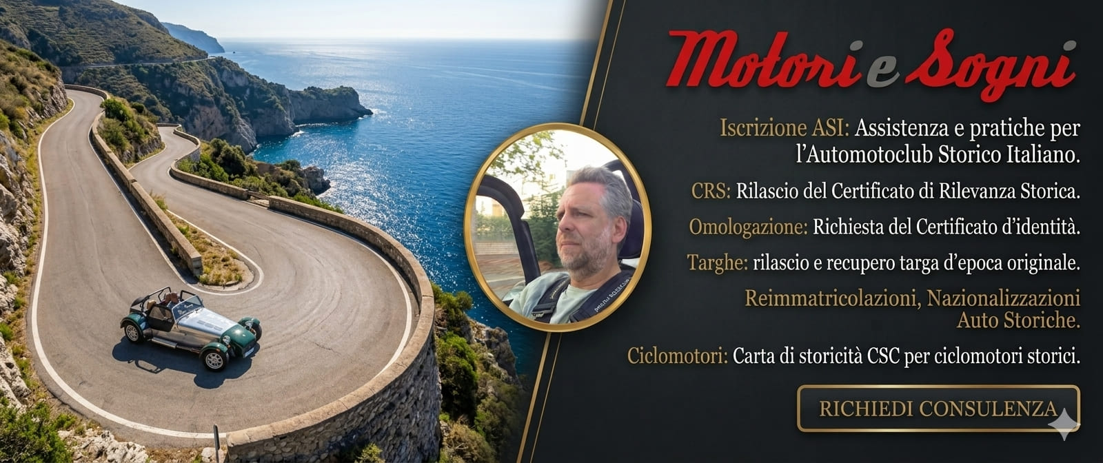 PP servizi pratiche ASI auto storiche Banner